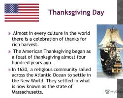 Презентация на тему День Благодарения (Thanksgiving Day) Презентация на тему thanksgiving day